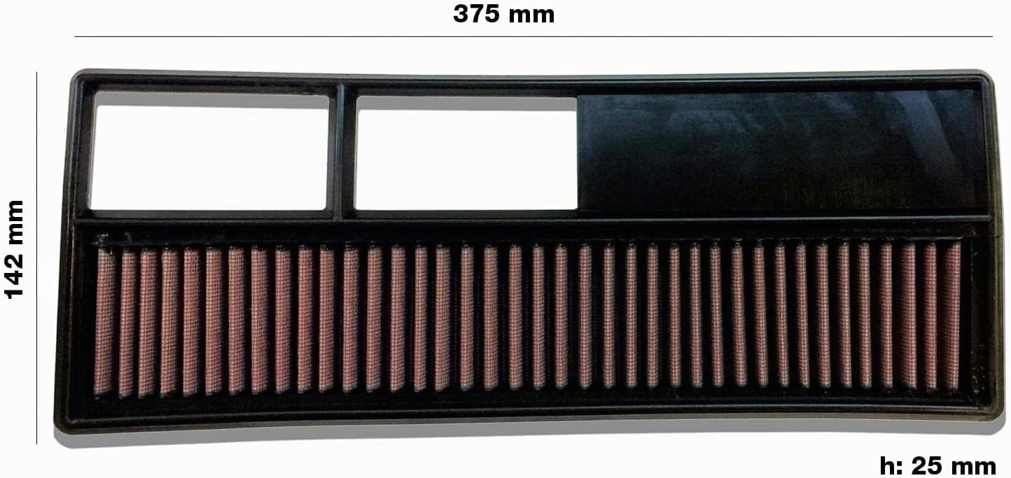 Thumbnail 3 de Simoni Racing Filtre à air de remplacement compatible Alfa Romeo, Fiat et plus — réutilisable et sur mesure