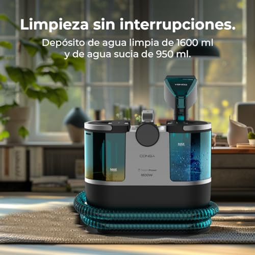 Thumbnail 5 de Cecotec Conga 7000 Carpet&Spot Clean Steam Max limpiador a vapor para tapicerías y alfombras (1700W)