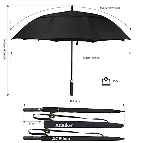 Thumbnail 1 de ACEIken Golf Umbrella 68-inch windproof stick umbrella ☂