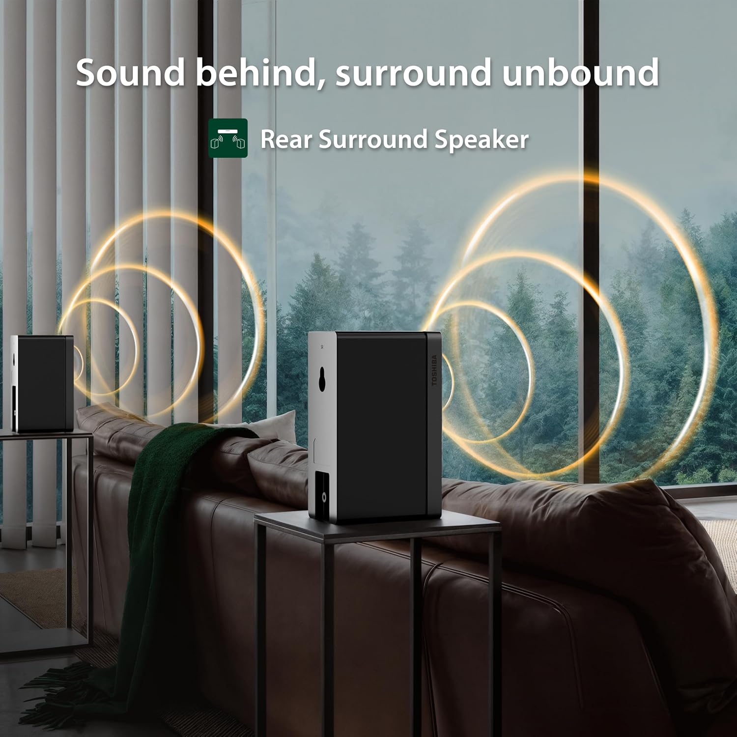 Detalle 1 de Toshiba M510WR 5.1-Channel Soundbar with Dolby Atmos, DTS:X and Wireless Subwoofer