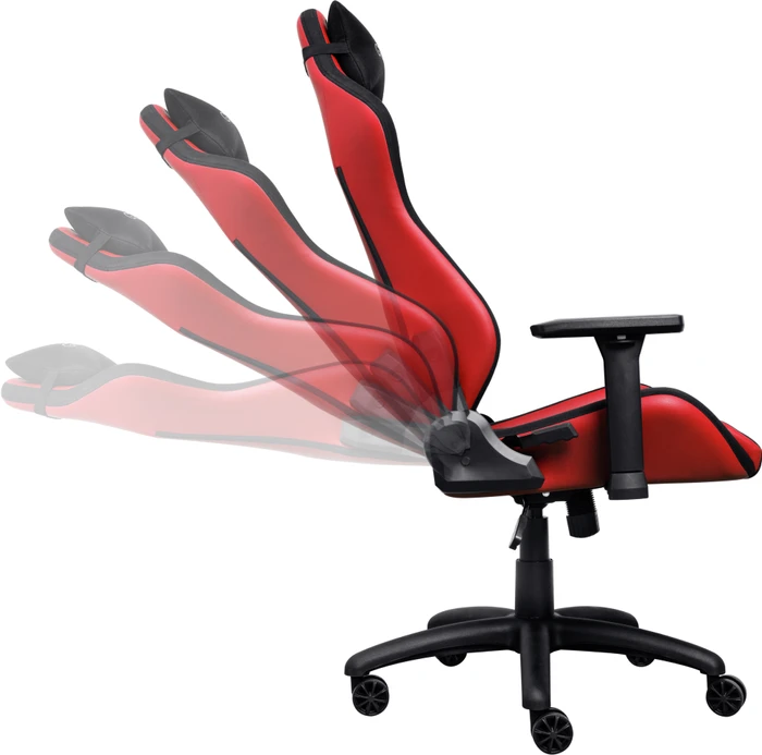 Thumbnail 4 de Trust GXT 714R Ruya Gaming-Stuhl in Rot – höhenverstellbar mit neigbarer Rückenlehne bis 180°
