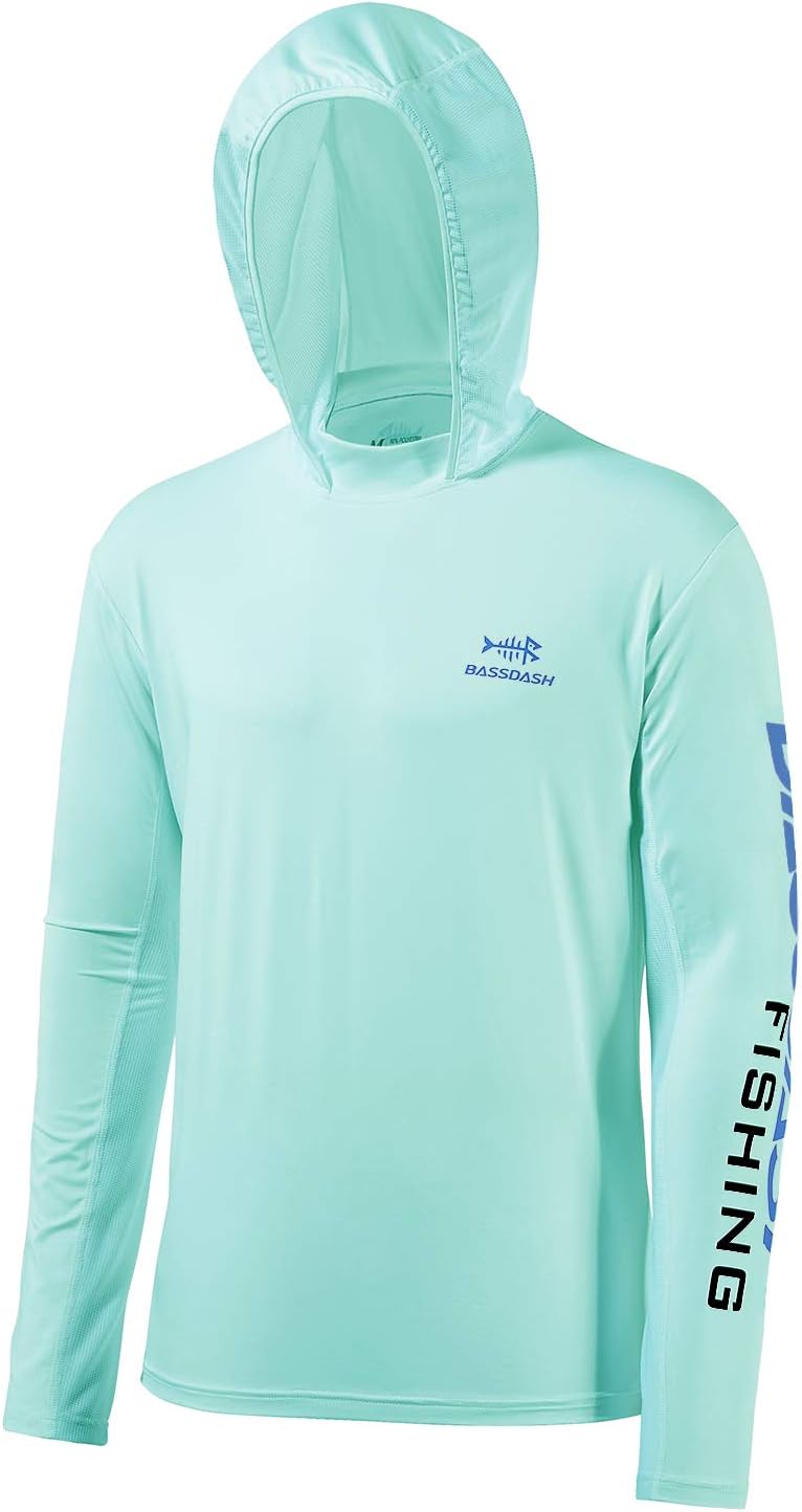 Detalle de Bassdash UV-Kapuzenpullover UPF50+ für Angeln