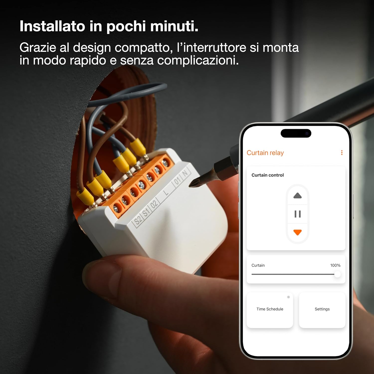 Thumbnail 4 de OSRAM SMART+ WiFi Modulo di commutazione 2 canali da 10A con contatore energia, compatibile Alexa, bianco