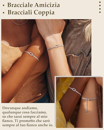 Detalle de J.Fée bracciali di coppia in argento 925