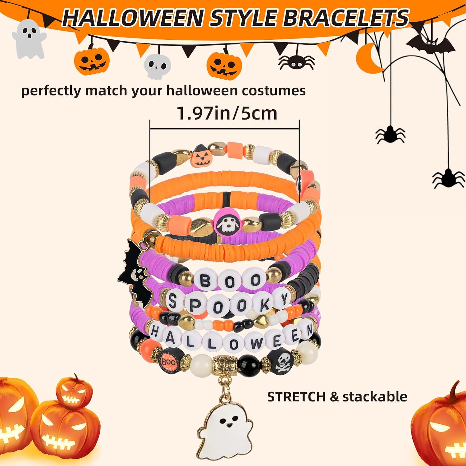 Thumbnail 4 de ORORIN Stretch Bracelets, 7-Piece Set