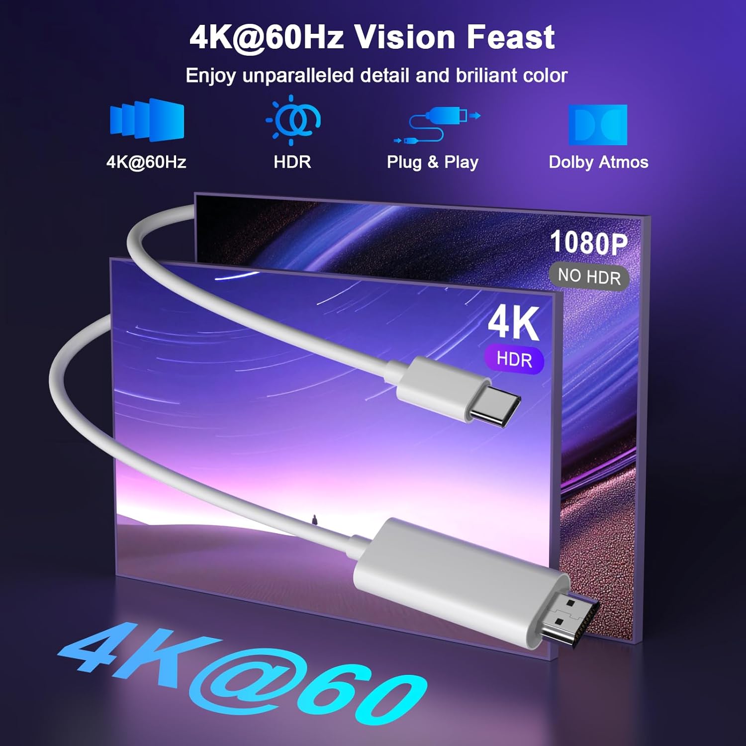 Thumbnail 2 de Apple iPhone 17 USB‑C to HDMI Adapter 4K@60Hz