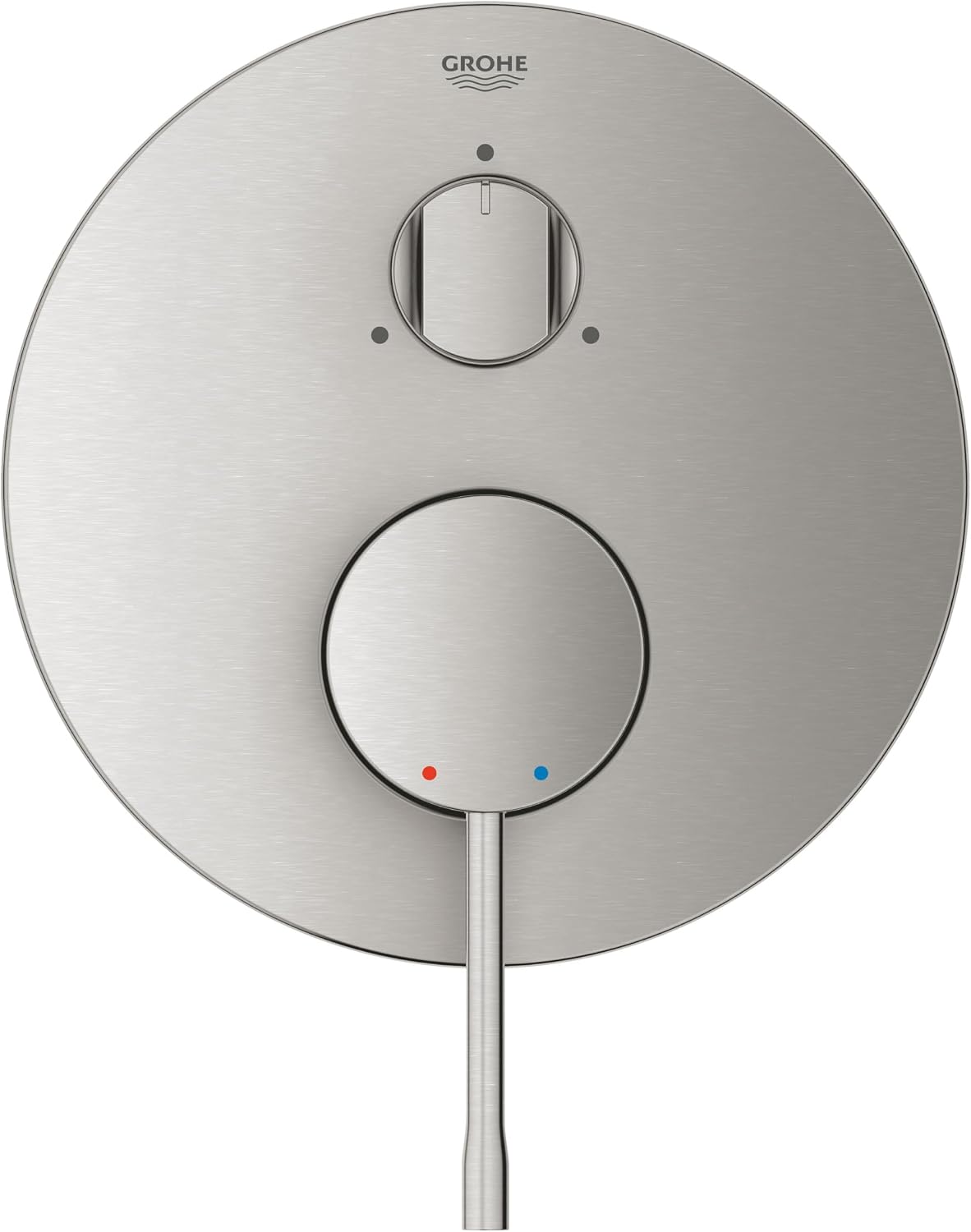 Detalle 2 de GROHE Essence 24092DC1 bateria podtynkowa z przełącznikiem 3-drożnym, Supersteel
