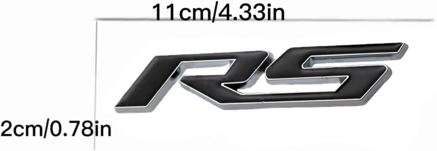 Detalle 2 de RS 3D Metal Car Emblems, Zinc Alloy