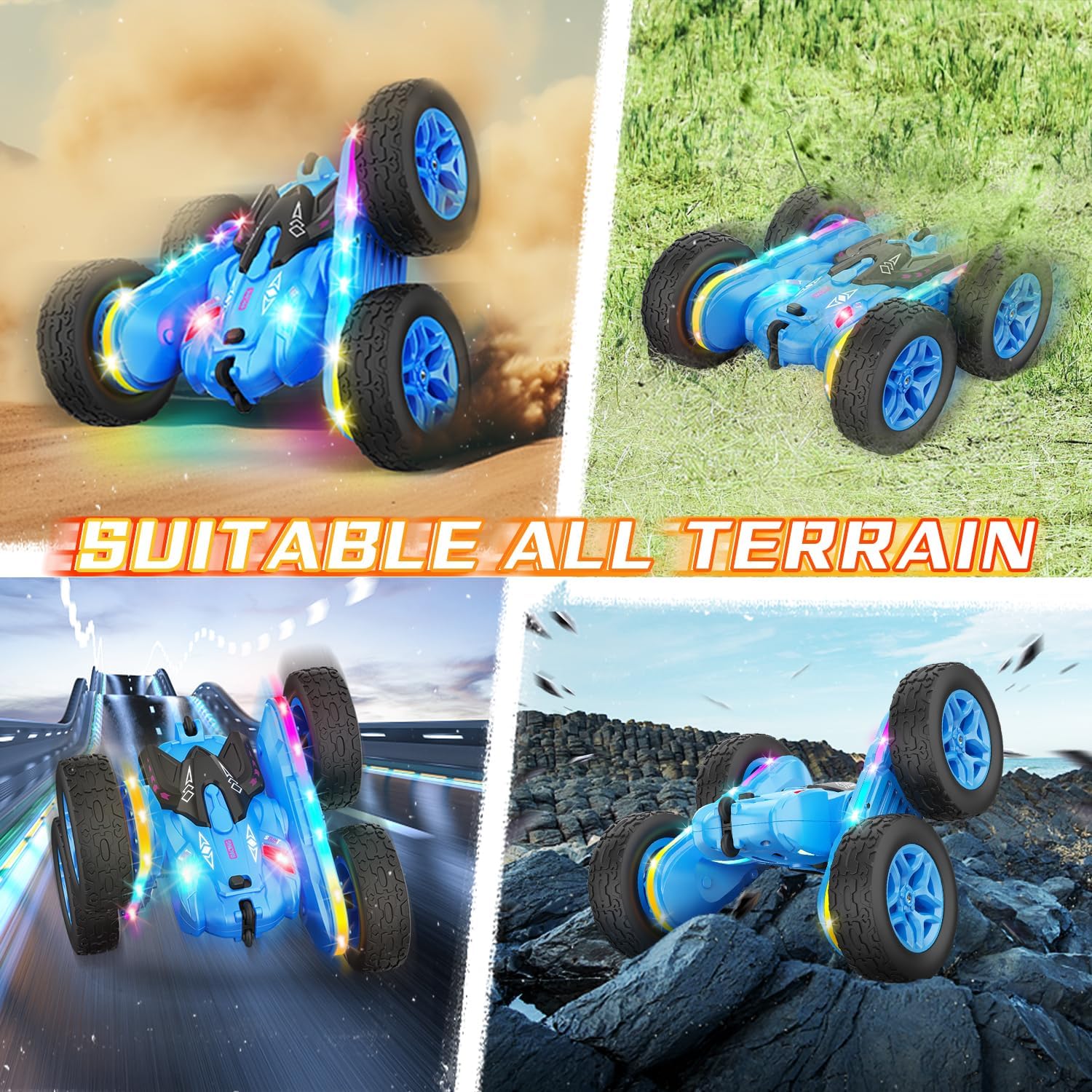 Detalle 2 de Terucle Remote Control Car 4WD stunt truck