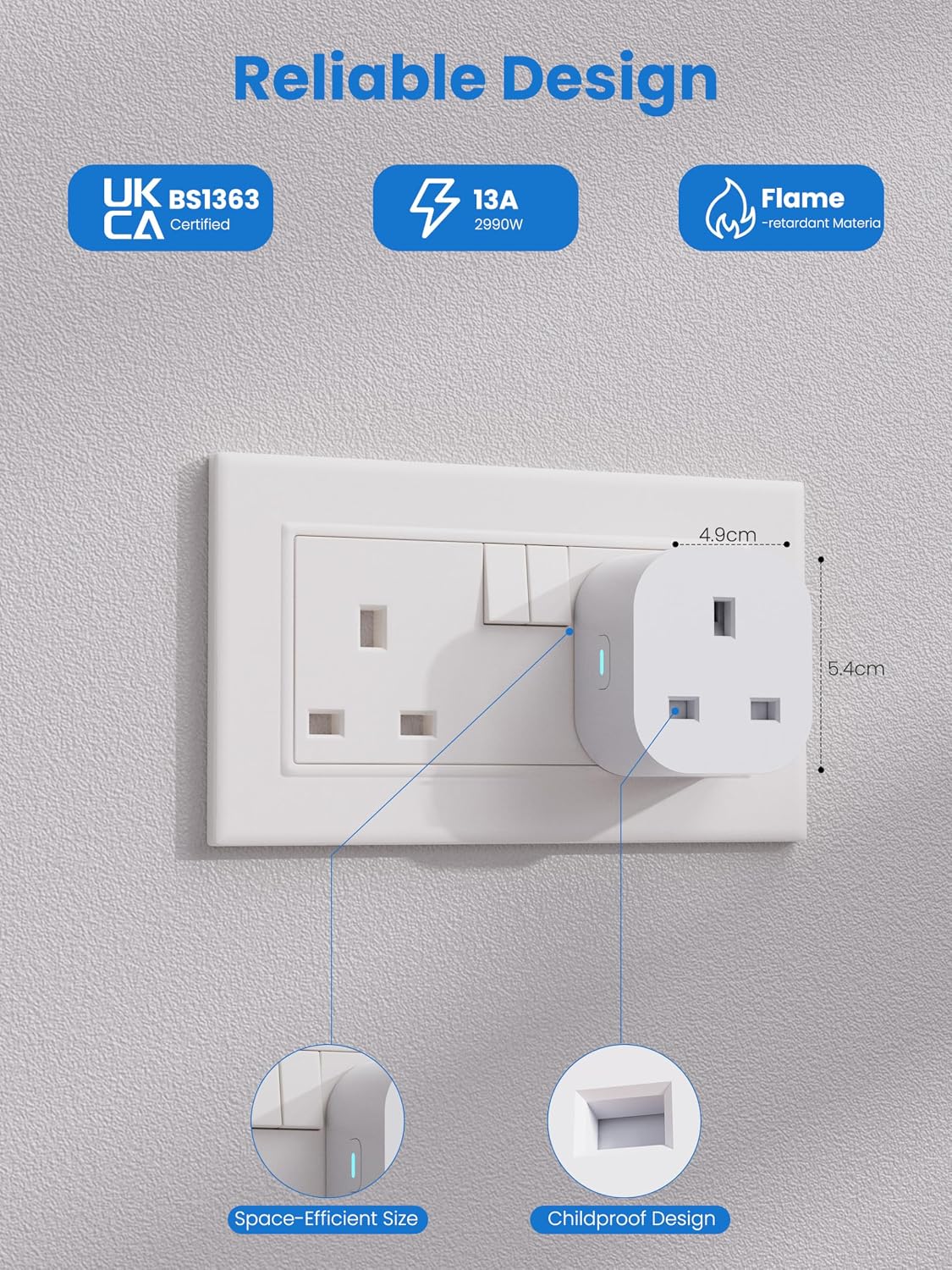 Thumbnail 6 de EIGHTREE Smart Plug 2‑pack