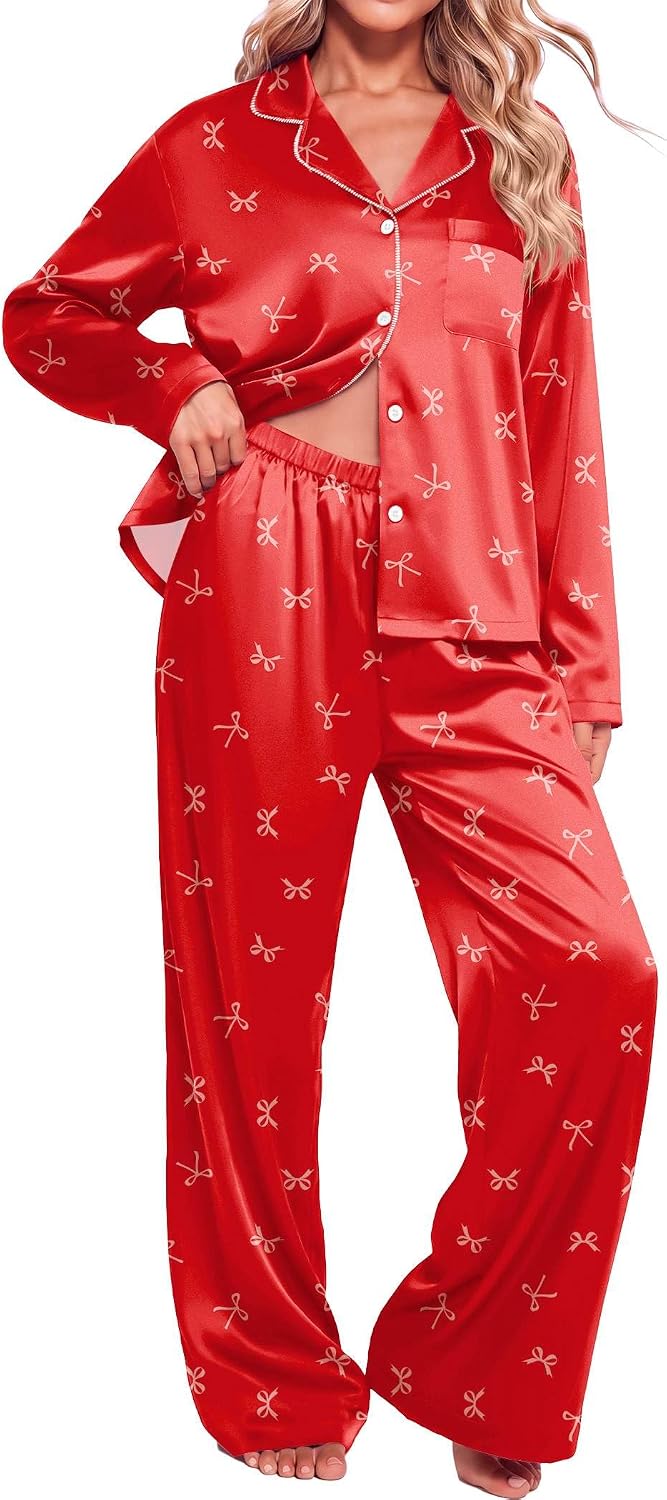Thumbnail 6 de Ekouaer Women's Satin Pajama Set, Polyester