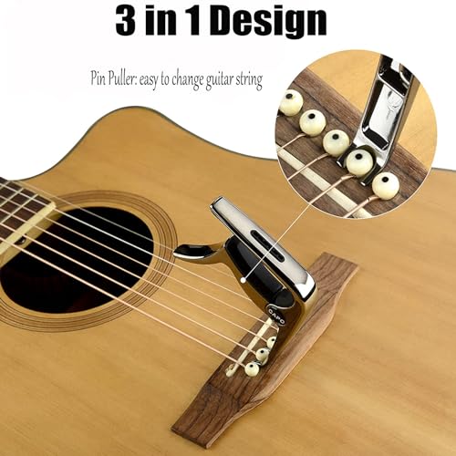 Thumbnail 4 de JUSTPRO Guitar Capo 3-in-1 for Guitars 🎸