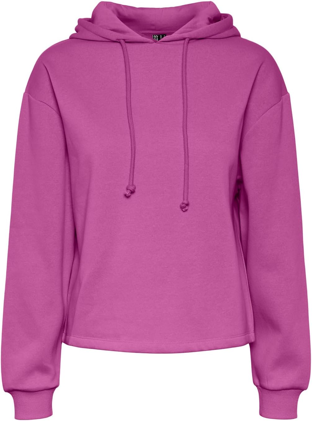 Detalle de Felpa con cappuccio PIECES Pcchilli LS Donna in cotone? con coulisse e polsini aderenti