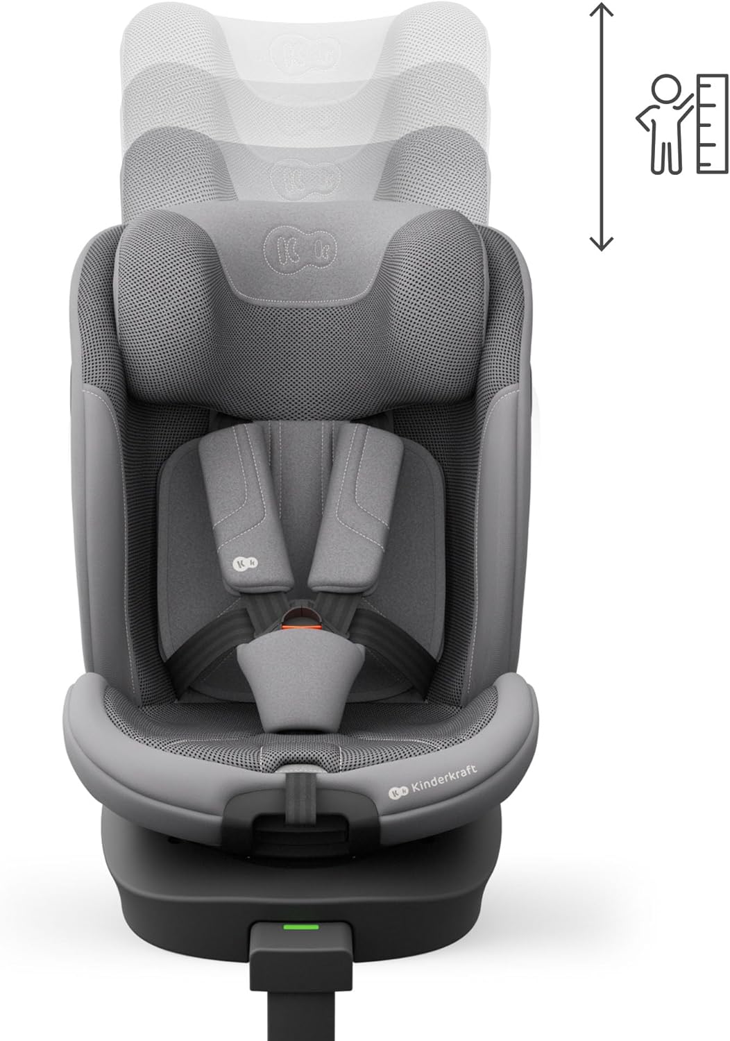 Thumbnail 6 de Kinderkraft i-360 2 PRO — Siège auto 4 en 1, de 0 à 36 kg, ISOFIX, Gris