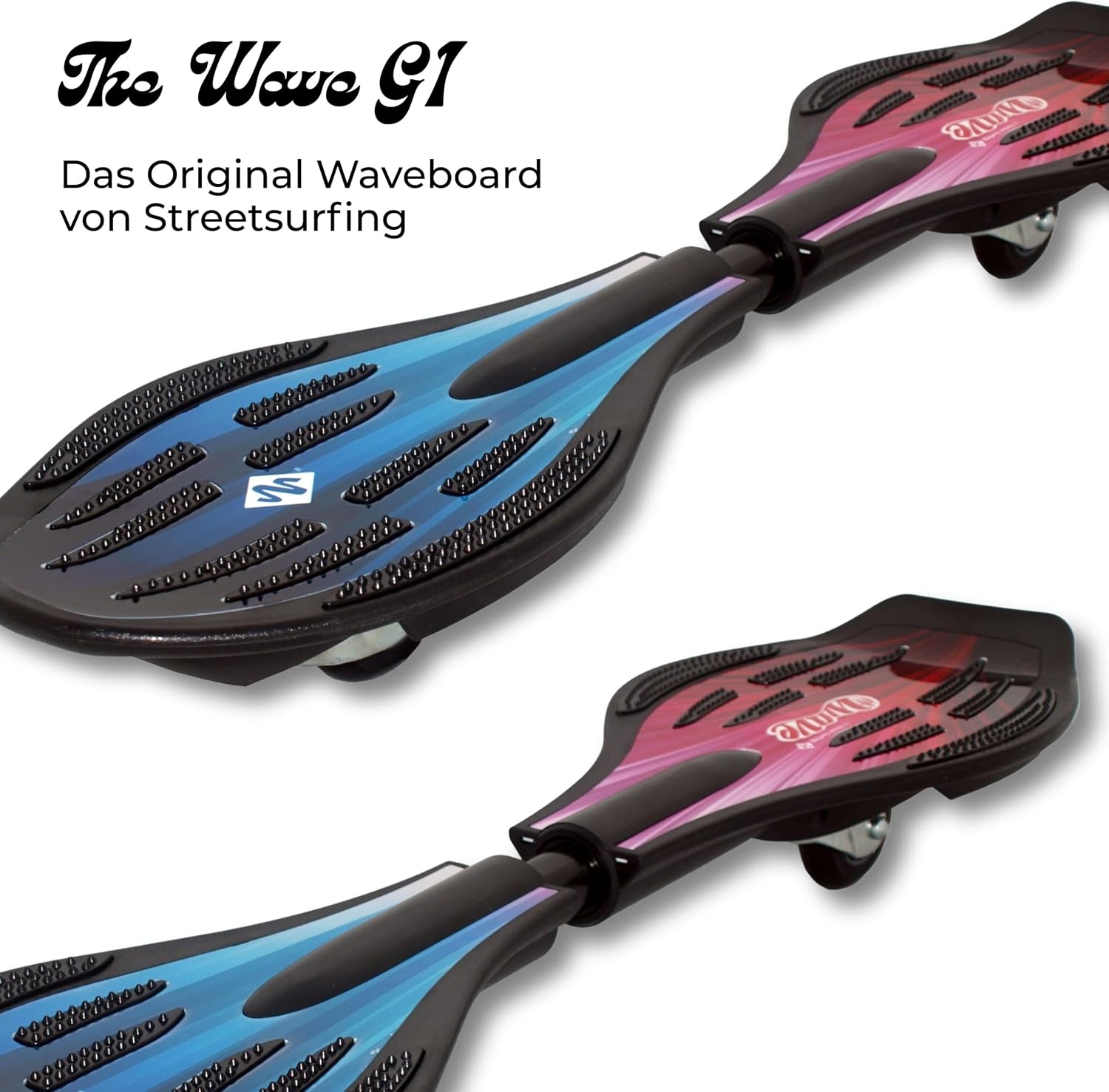 Detalle 2 de Street Surfing G1 The Wave waveboard, różowy, 86 cm, łożyska ABEC-7