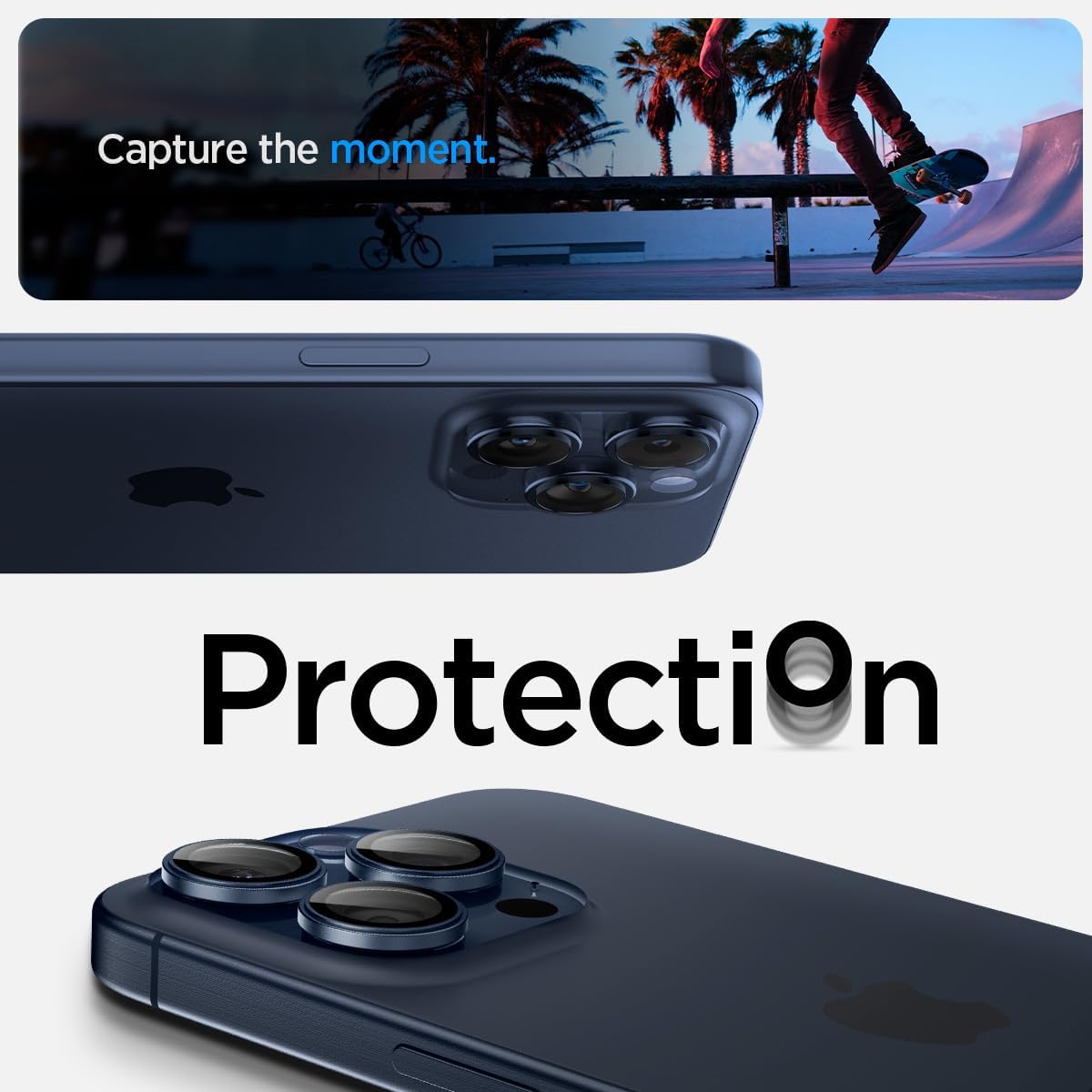 Thumbnail 2 de Spigen Glas.tR EZ Fit Optik Pro - Protector Cámara iPhone