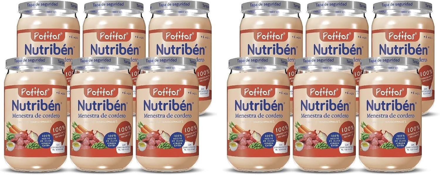 Thumbnail 4 de Nutribén Potitos Menestra de Cordero 6x235g