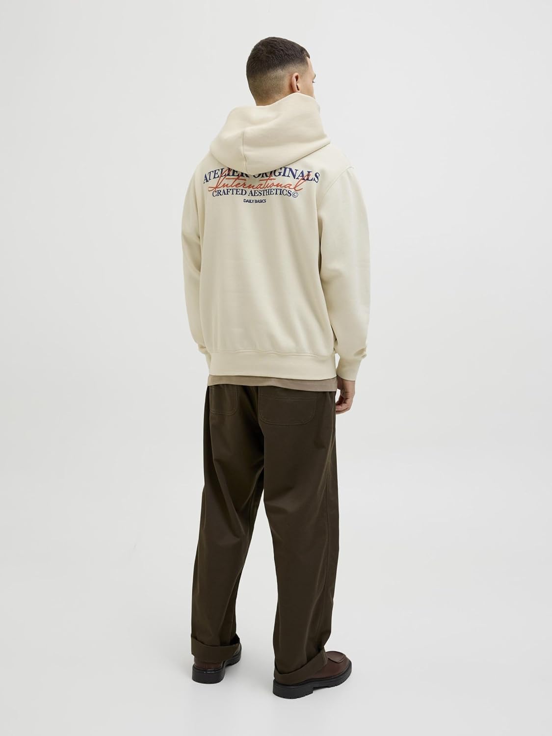 Thumbnail 4 de Jack & Jones Originals Herren Kapuzenpullover mit Rückenprint – Locker geschnitten