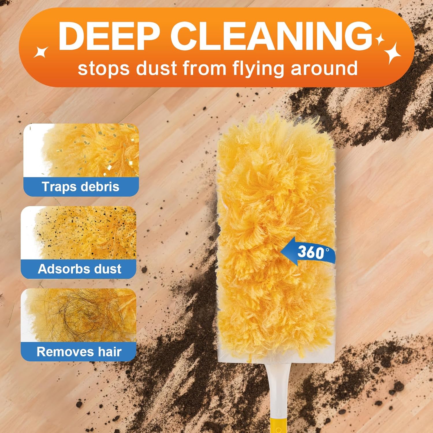 Thumbnail 1 de Heavy Duty Duster Refills – Unscented 360 Feather Duster (25 Refills)