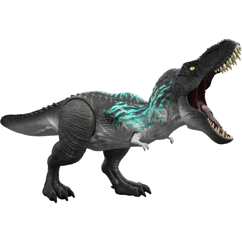 Detalle de Mattel Jurassic World Survival Muscle Madness Tyrannosaurus Rex de 56 cm