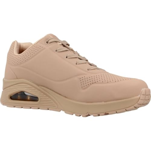 Thumbnail 4 de Skechers Damen Uno Stand On Air Trainers – Sand Durabuck/Mesh, Größe 35 EU