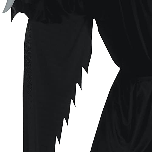 Thumbnail 6 de Fun World Ghost Face Style Adult Costume Set with Black Hooded Robe and Mask