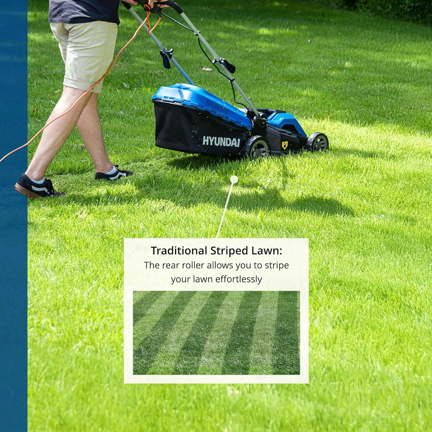 Thumbnail 3 de Hyundai 15'' 1600W Electric Lawn Mower