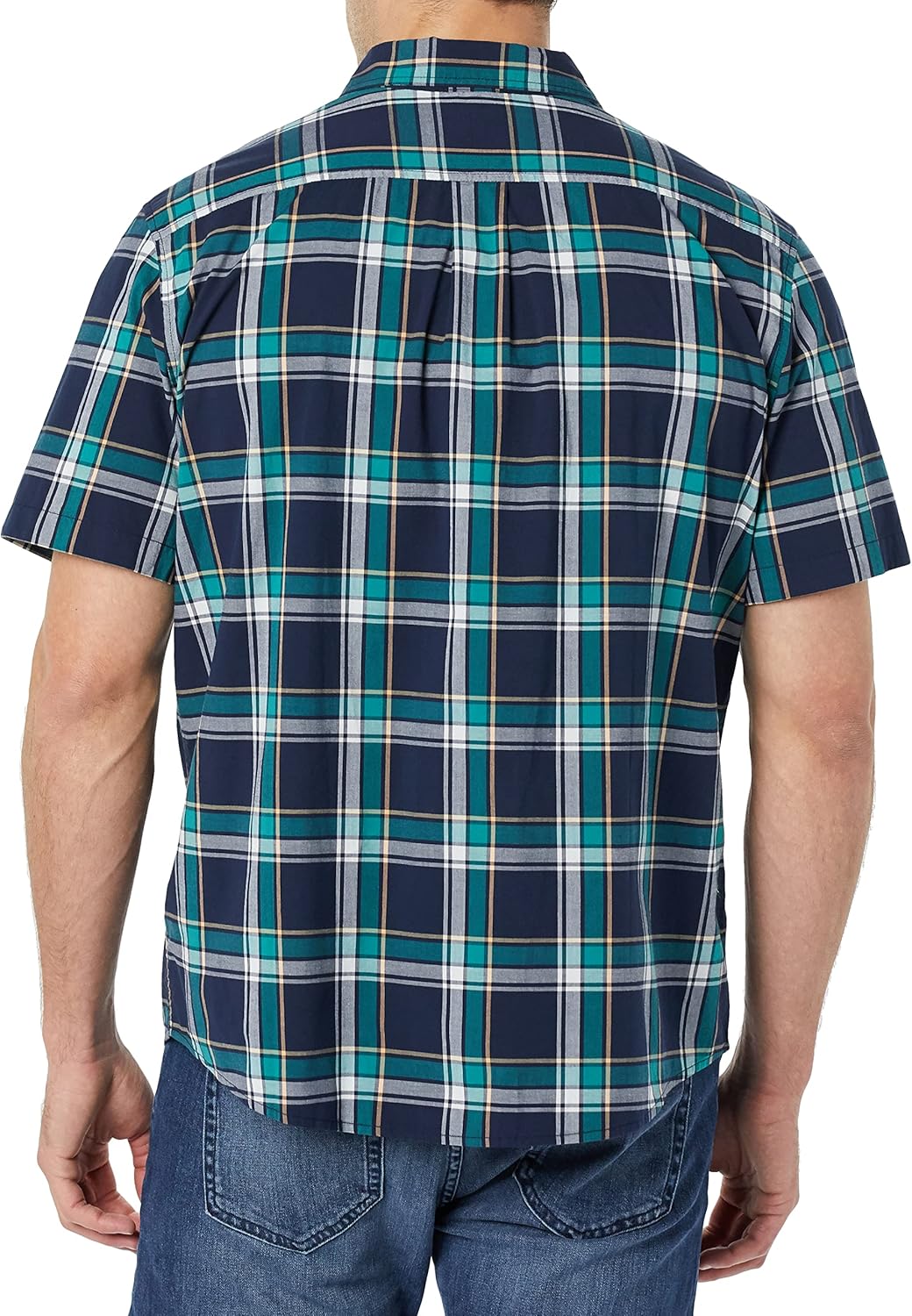 Thumbnail 1 de Amazon Essentials Men's Short-Sleeve Stretch Poplin Shirt (Big & Tall) review