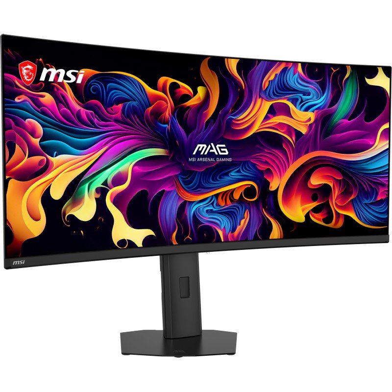 Detalle 2 de MSI MAG 341CQP QD-OLED X28 34" UltraWide 21:9, 280 Hz, Curvo, HDR y Altura Ajustable