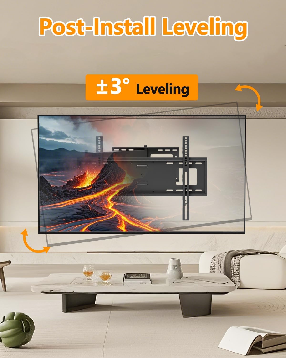 Thumbnail 5 de FORGING MOUNT Long Extension TV Mount: Full Motion Wall Bracket with 43-Inch Arm for 42–80-Inch TVs