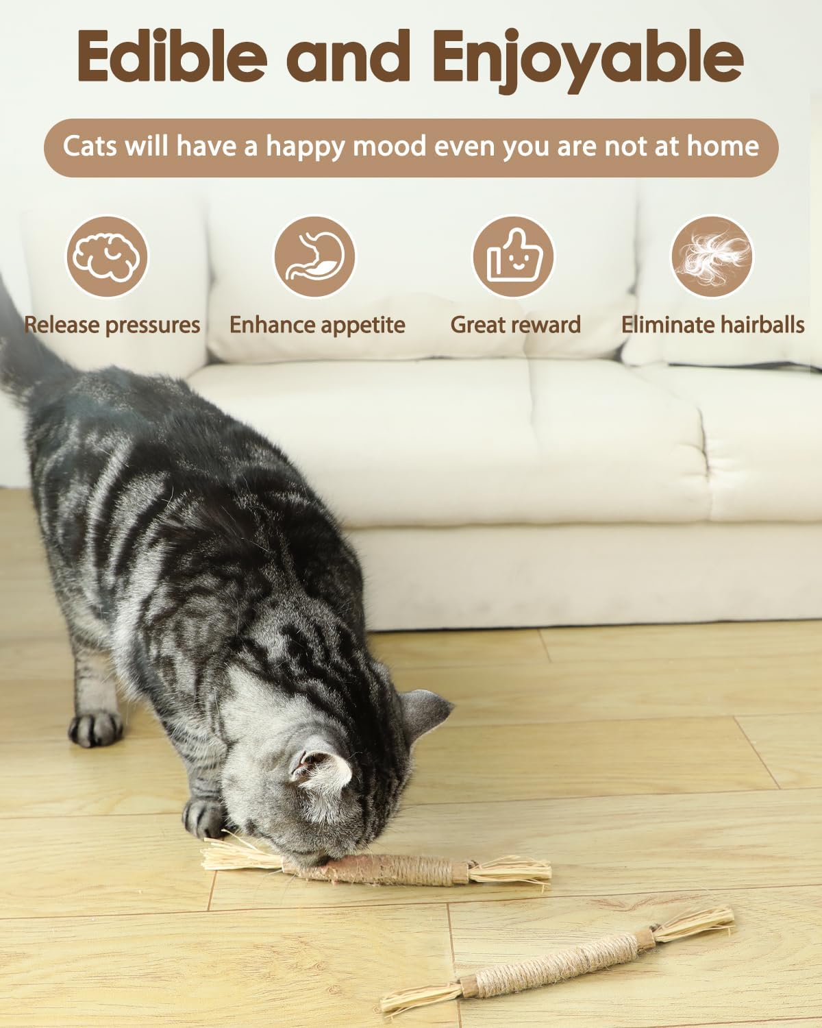 Thumbnail 3 de Nepfaivy Cat Chew Silvervine Sticks 6 pcs