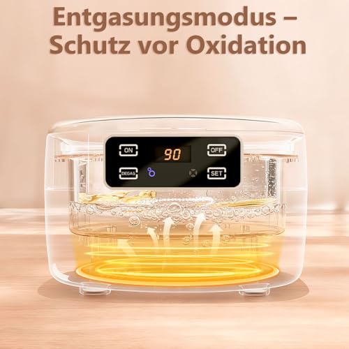 Thumbnail 5 de Topipop Ultraschallreinigungsgerät, 750 ml, 48 kHz und 5 Reinigungsmodi