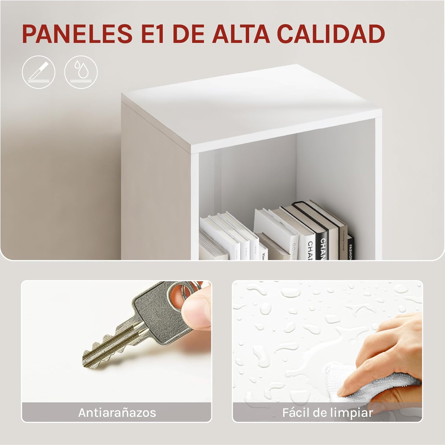 Thumbnail 6 de WOLTU Estantería para Libros con Cajones y Armario