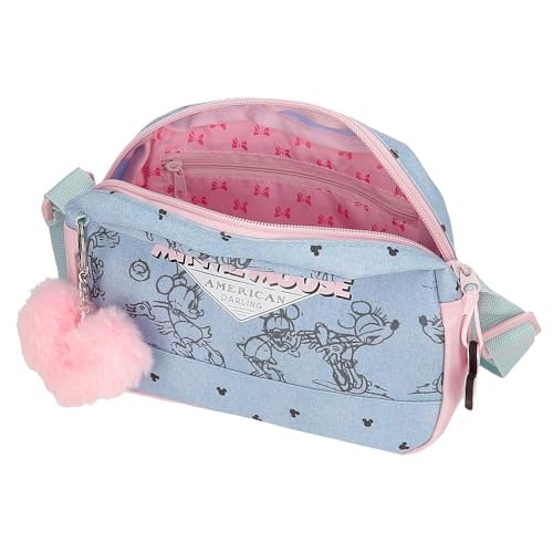 Detalle 2 de Disney American Darling Bolsa de mensajero azul para niñas