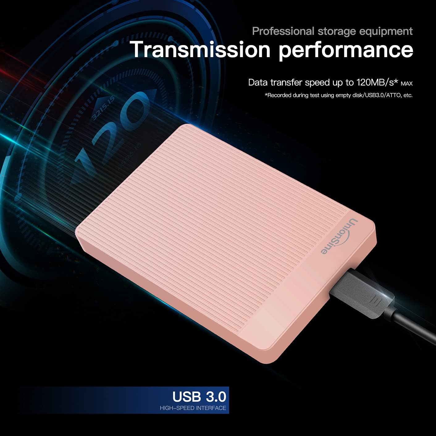 Thumbnail 2 de UnionSine 500GB Ultra Slim Portable External HDD