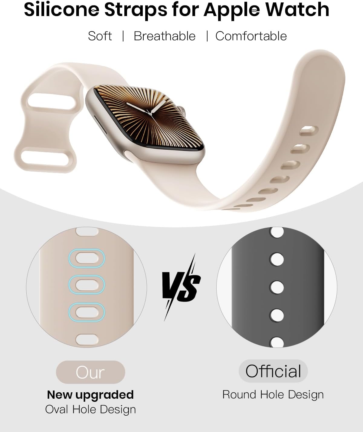 Thumbnail 1 de Stralight Patented Upgraded Silicone Strap 49mm