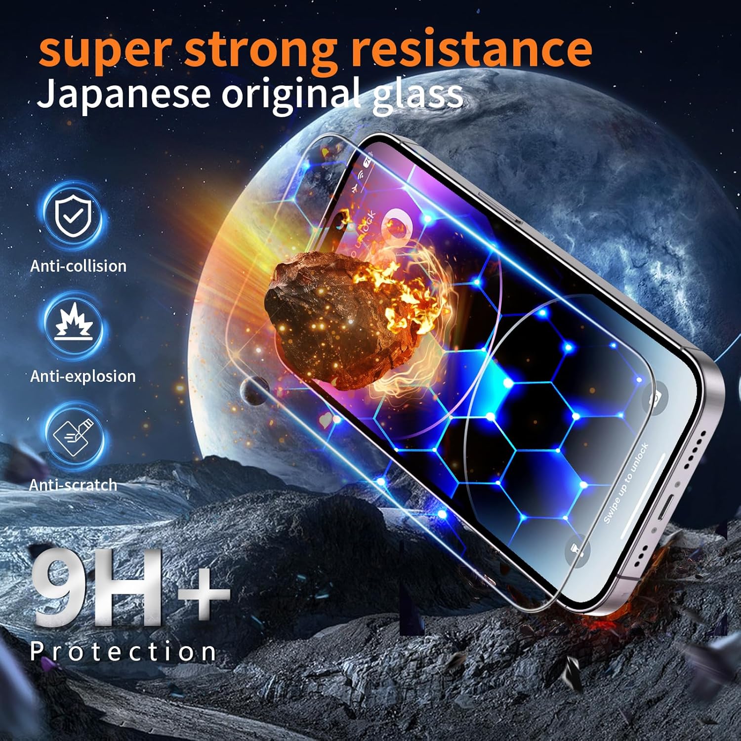 Thumbnail 3 de Tentoki Protector de Pantalla iPhone 14 Pro 📱, Instalación Rápida