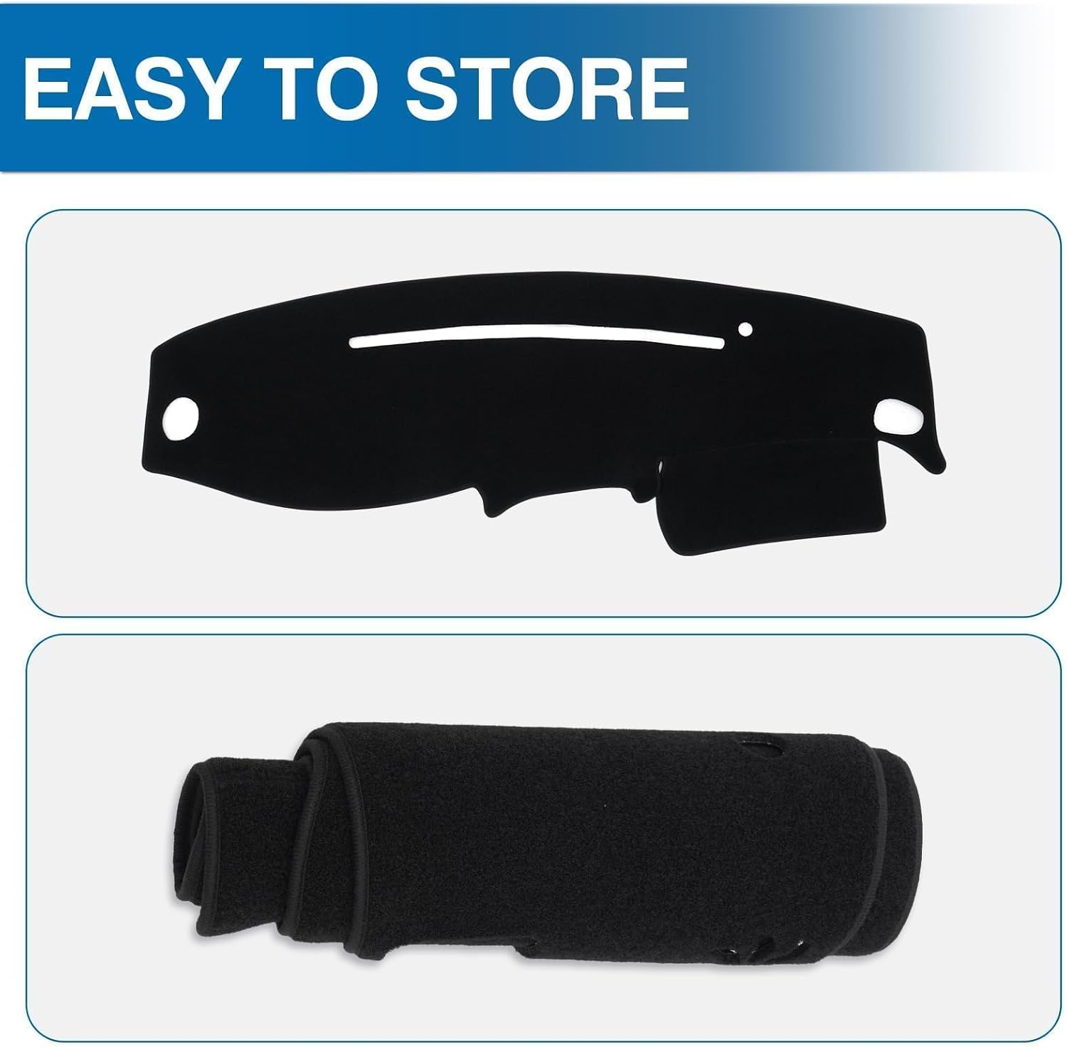 Thumbnail 6 de KUST Black Dash Cover for Ford Ranger 1995-2011 / Explorer 1995-2001 / Mazda B-Series 1995-2008 / Mercury Mountaineer 1997-2001