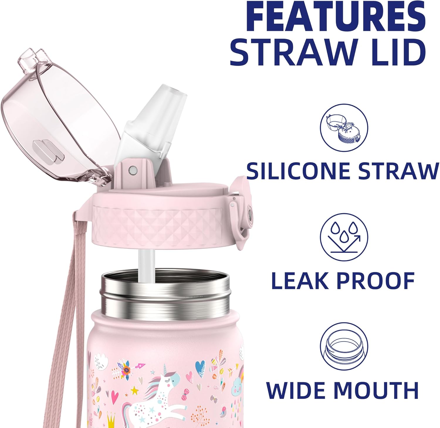 Thumbnail 2 de GOPPUS 420ml Kids Insulated Water Bottle 🚰