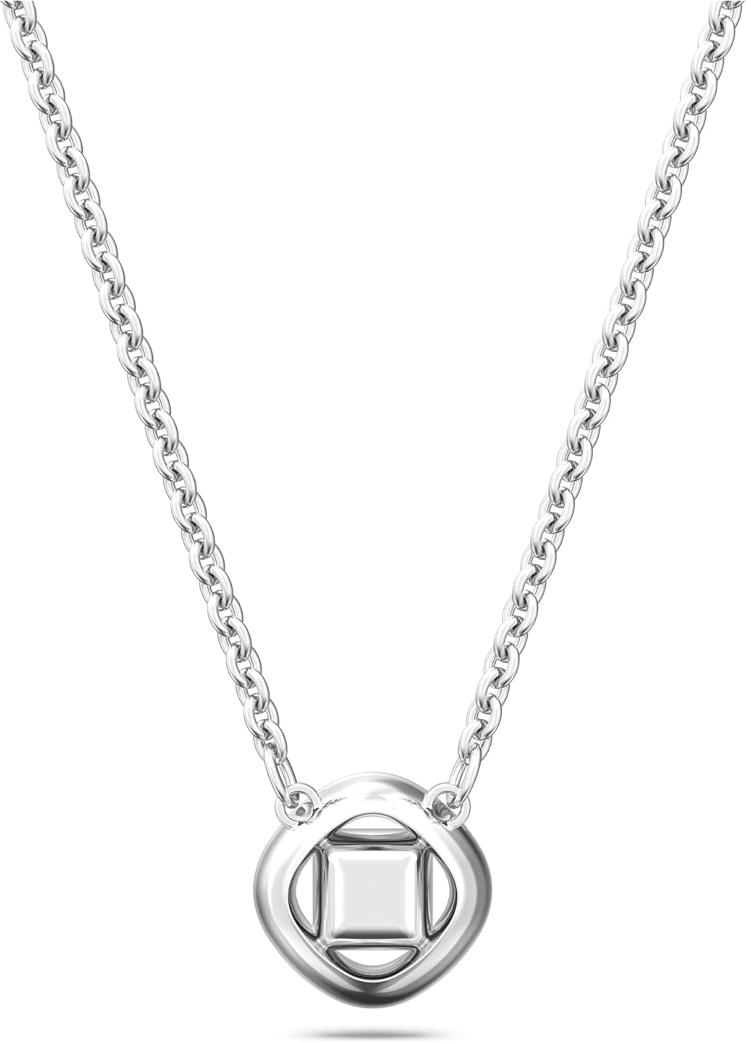 Detalle 2 de Swarovski Pendant Necklace with Blue Crystal