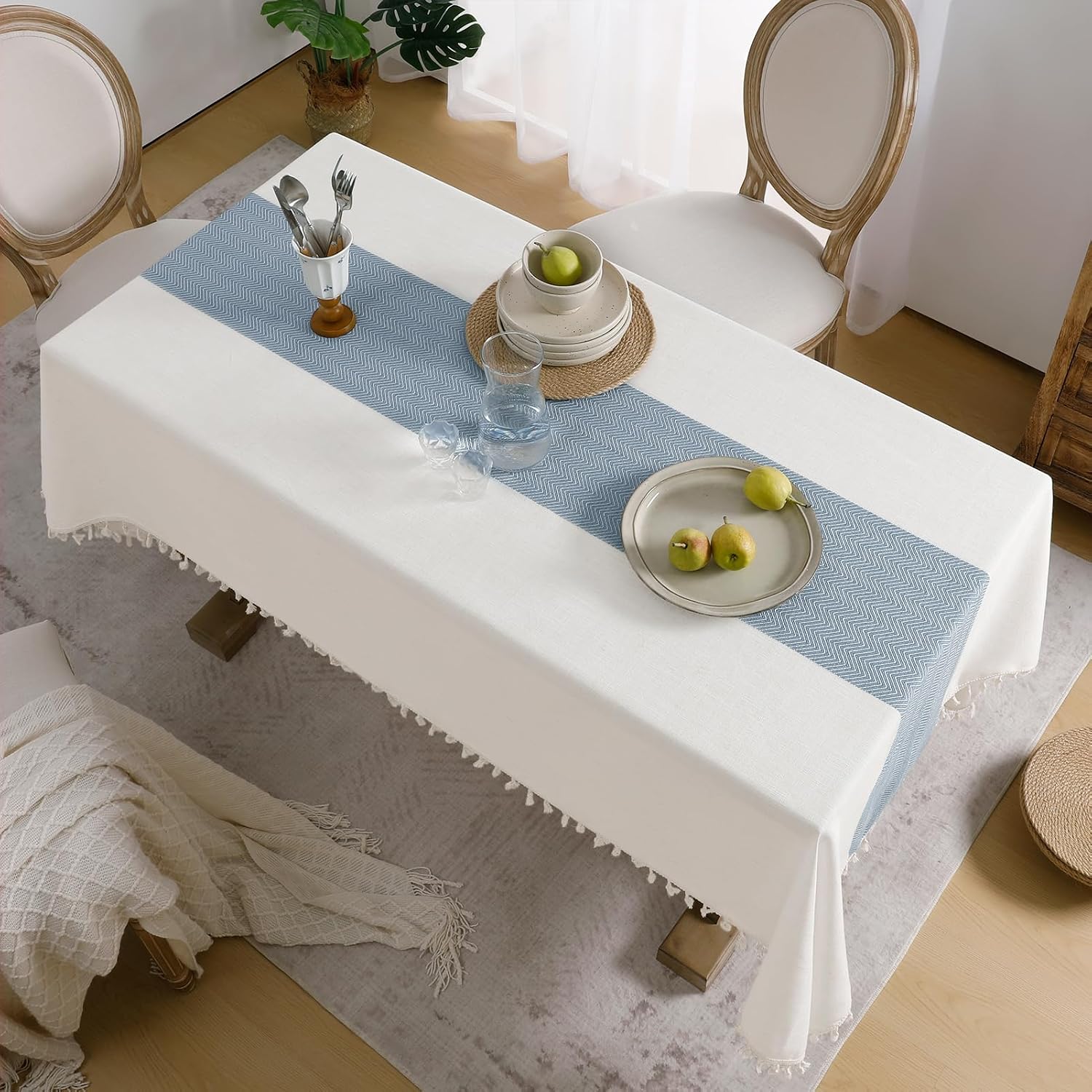 Thumbnail 6 de Softalker Outdoor Tablecloth 55 x 120-inch