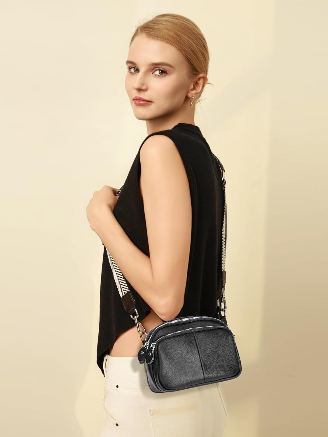 Thumbnail 1 de befen Genuine Leather crossbody bag 18.5cm