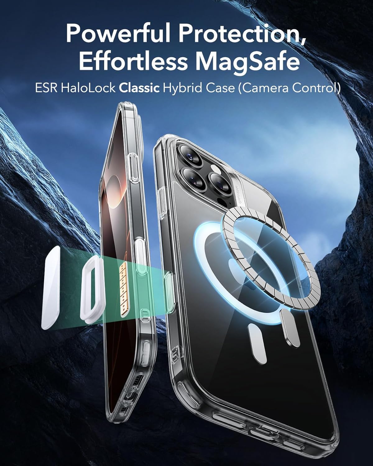Thumbnail 2 de ESR HaloLock Clear Case for iPhone 16 Pro Max with Camera Control