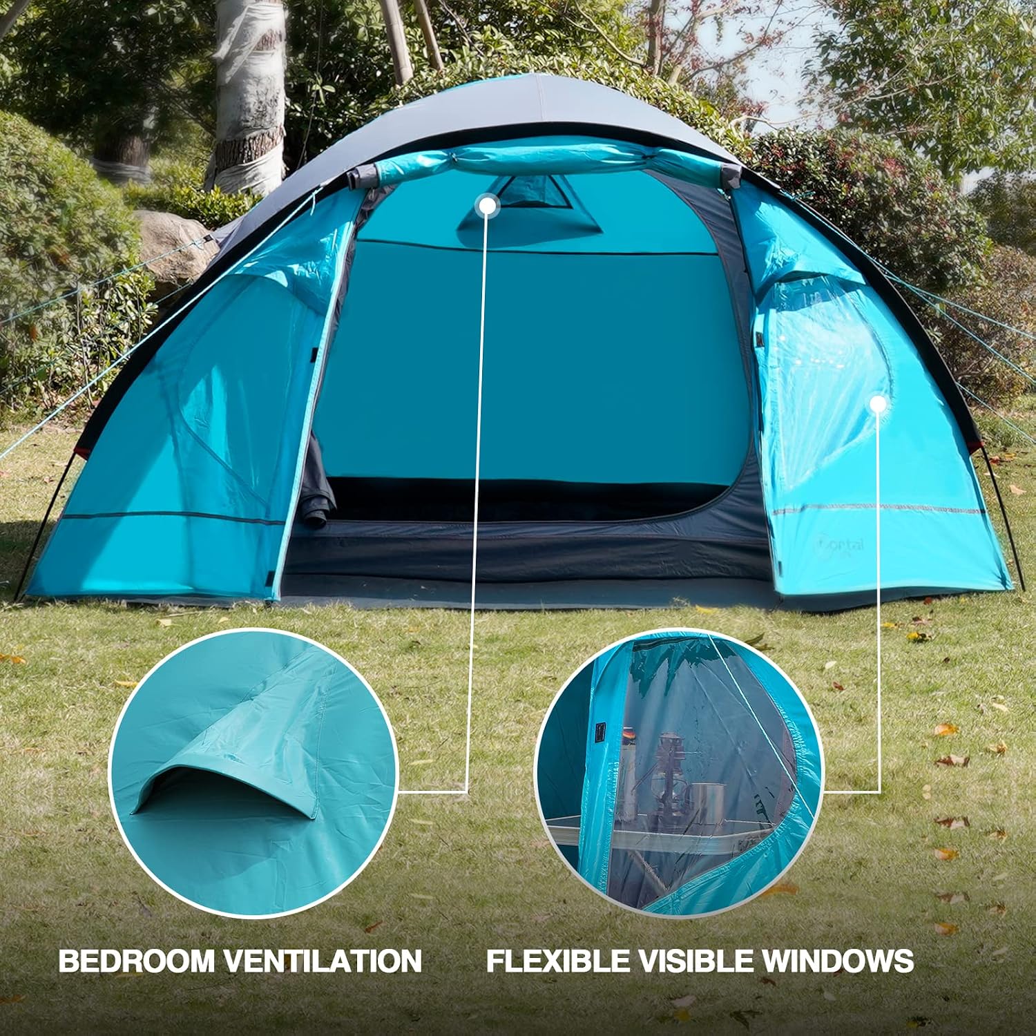 Thumbnail 5 de Portal Zelt 3–4 Personen Campingzelt ⛺