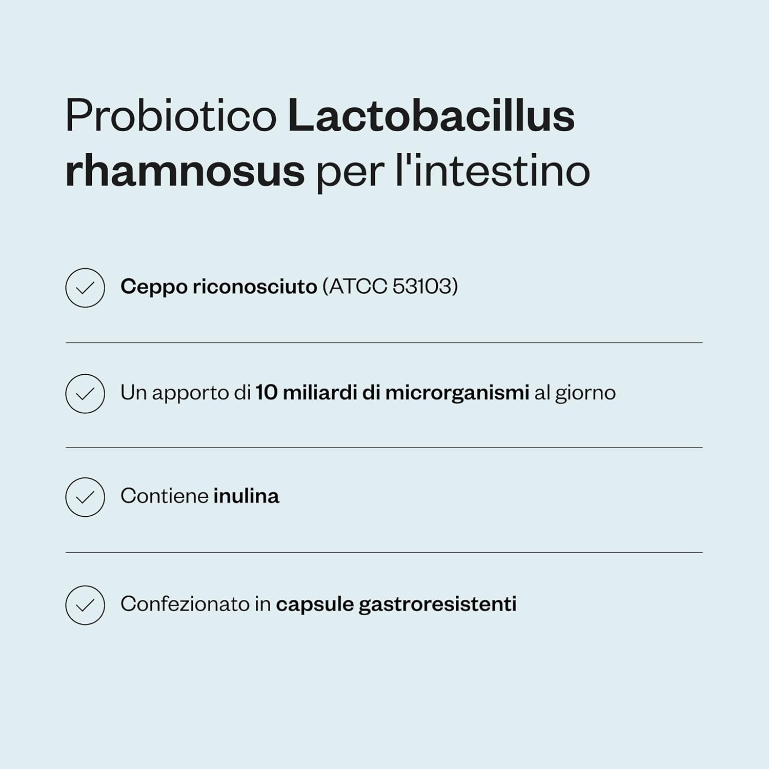 Thumbnail 2 de Lactobacillus rhamnosus GG SuperSmart – Probiotico da 60 capsule per equilibrio della flora intestinale e vaginale