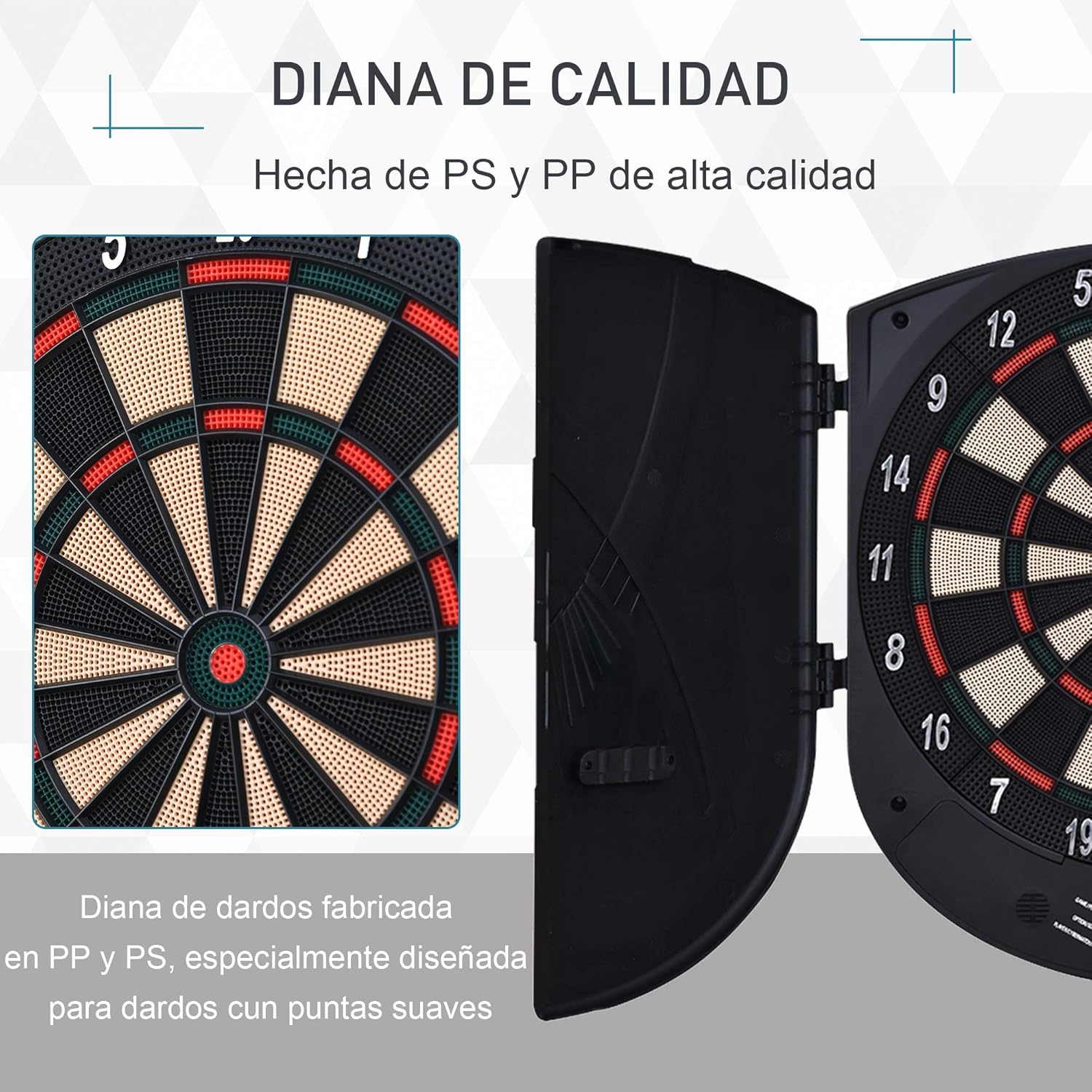 Thumbnail 2 de HOMCOM Diana Electrónica 6 Dardos