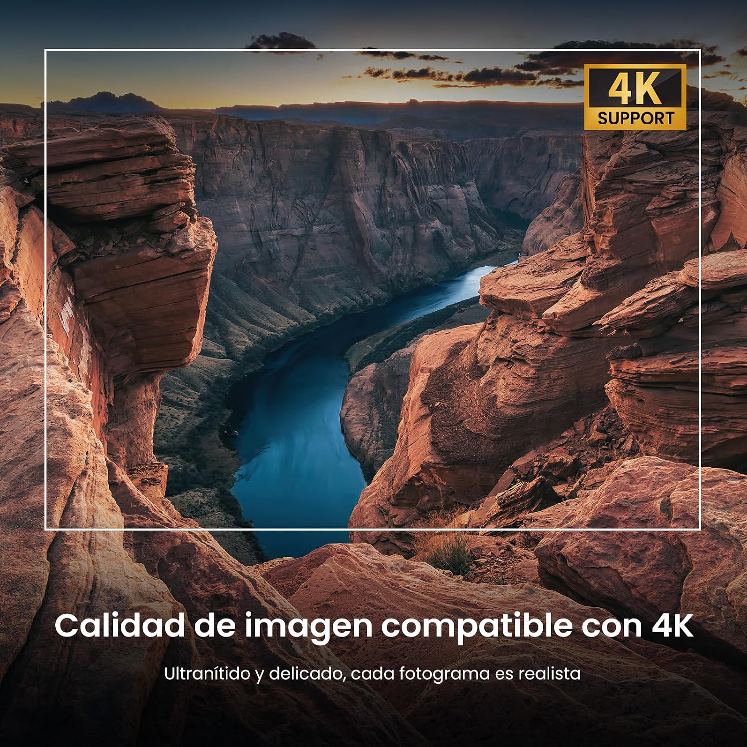 Detalle de HAPPRUN 510G Proyector 1000 lúmenes 📽