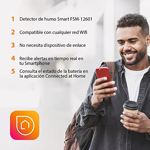 Thumbnail 4 de Smartwares FSM-12601 Detector de humo conectado 85 dB