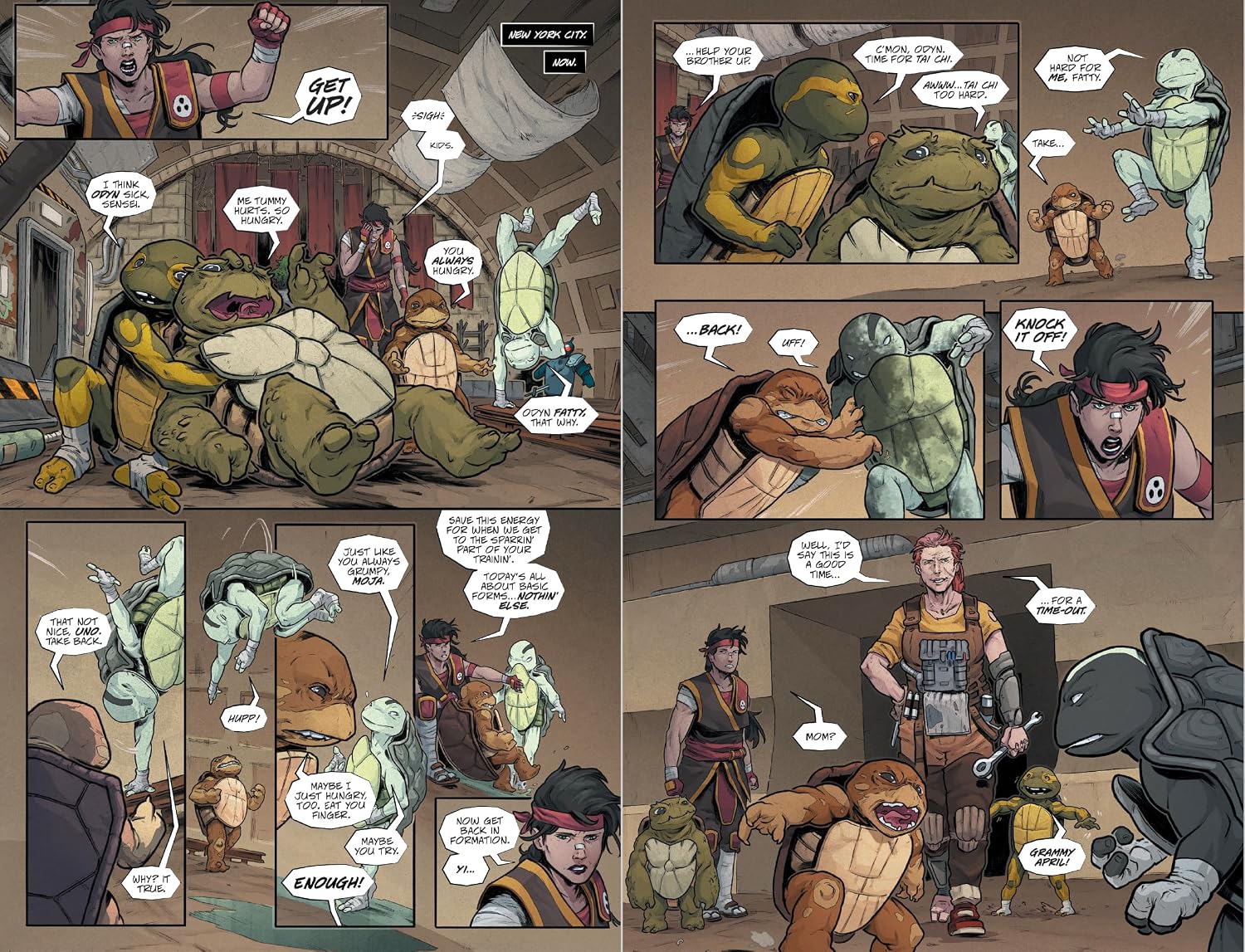Detalle de Teenage Mutant Ninja Turtles: The Last Ronin—Lost Years Graphic Novel