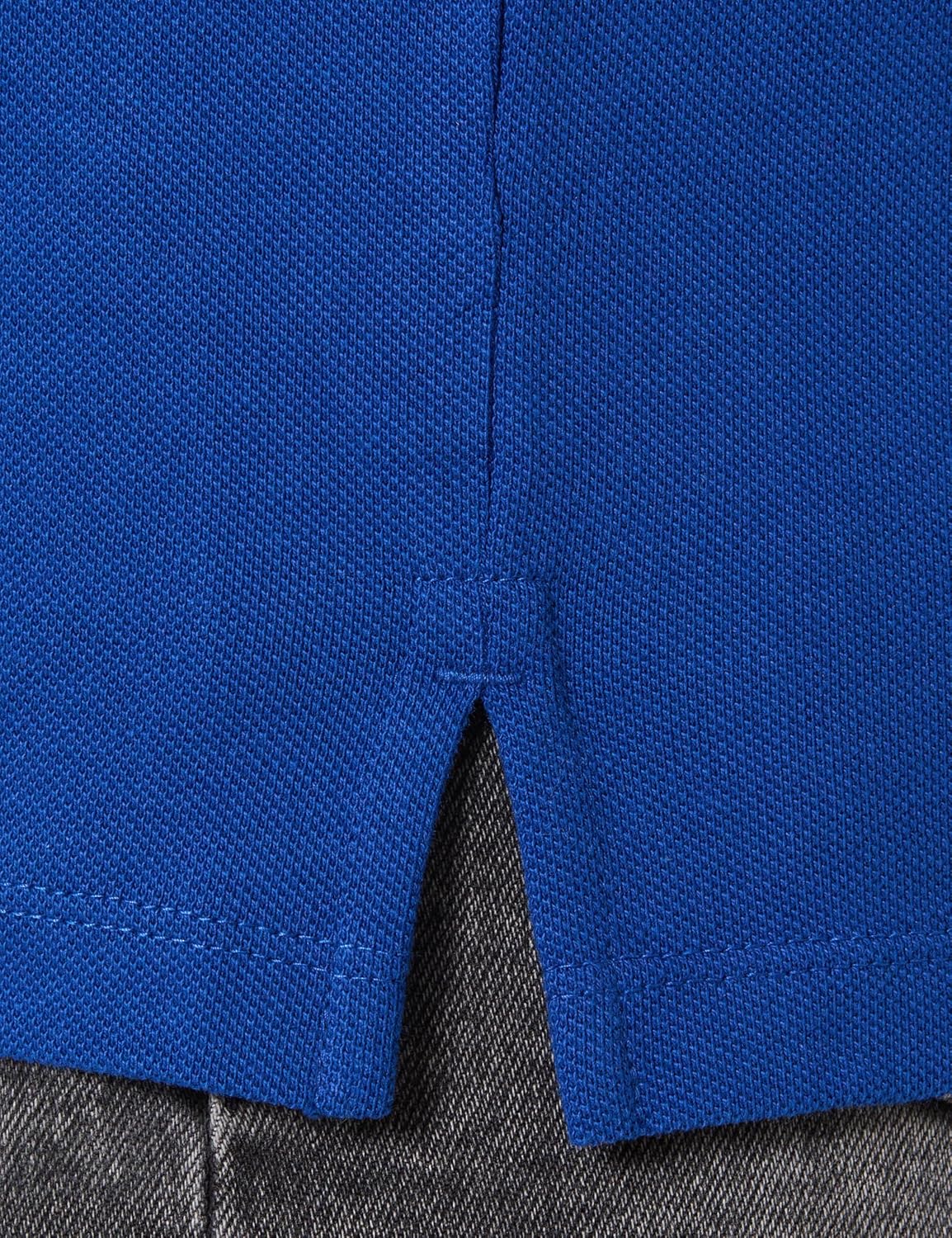 Thumbnail 3 de Calvin Klein Polo SS Monogram de piqué LV040EM269 para hombre, Chase Blue (talla M)